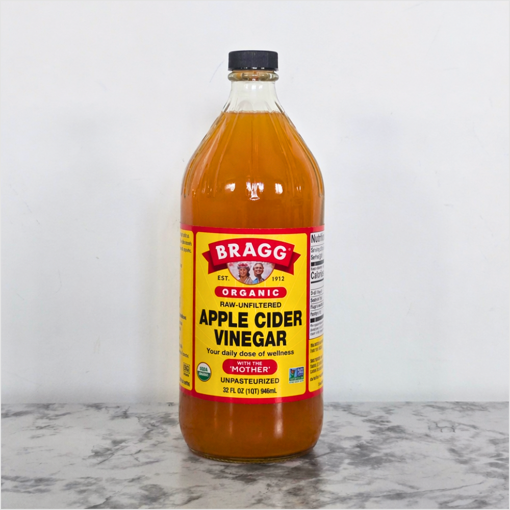Embrobi product thumbnail for Bragg Organic Raw Apple Cider Vinegar, a fermented pantry staple for bright flavor and gentle digestion support
